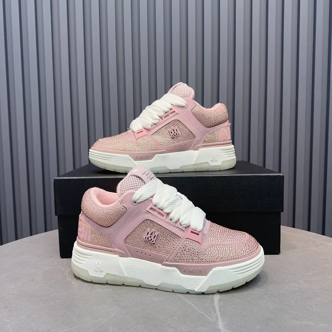 Men's shoes 💰760💰 AMIRI AMIRI fashion brand hot sale 🔥 Available all year round, couples 💑 Official website synchronization Imported fabrics 1⃣️ vs 1⃣️ replica, original factory special original sole, 35-45 (45. non-refundable)